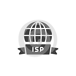 Global ISP vector icon