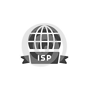 Global ISP vector icon photo