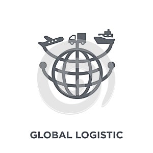 Global Logistic icon from Delivery and logistic collection.