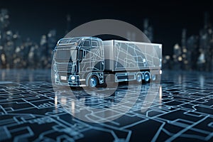 Global Logistics GPS concept seamlessly connects logistics, geography, transport, and travel