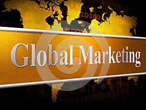 Global Marketing Shows World Sales And Selling photo