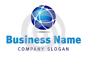 Global Network Communications Business Logo
