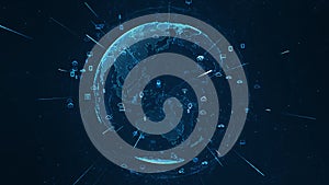 Technology iot concept