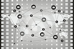 Global Network Concept Networks Business