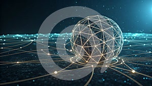 Global network connected sphere