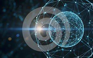 Global network connected sphere