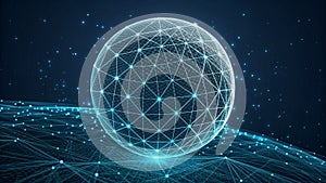 Global network connected sphere