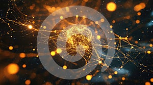 Global network connecting digital data across space