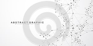 Global network connection banner design template. Header social network communication in the global business concept