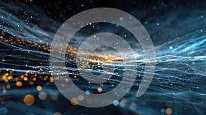 Global network connection transferring digital data information