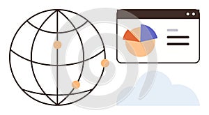 Global Network Connectivity with Data Visualization in a Modern Interface