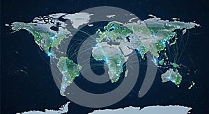 Global Network Connectivity Map