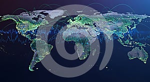 Global Network Connectivity Map