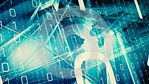 Global network cyber security attacks