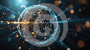 Global network grid sending and receiving data