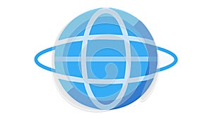 Global Network Icon, World Connectivity, Internet, and International Communication, vector design Generative AI