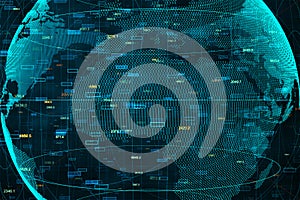 Global network and market concept