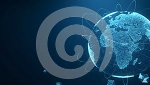 Global Network Technology Concept