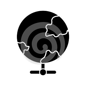 Global network Vector icon which can easily modify or edit