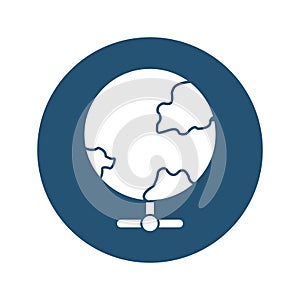 Global network Vector icon which can easily modify or edit