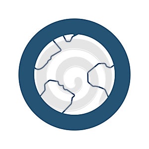 Global network Vector icon which can easily modify or edit
