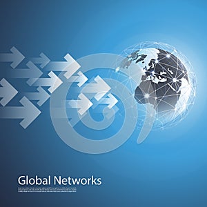 Globální sítě obdélník ohraničující tisknutelnou oblast10 vektor váš obchod 
