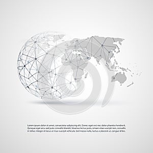 Globální sítě obdélník ohraničující tisknutelnou oblast10 vektor váš obchod 