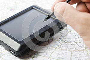 Global positioning system device photo