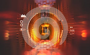 Global processor of the future. Quantum computer and information flows. Concept of big data in a digital society