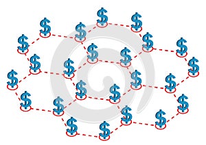 Global Profit Distribution Illustration