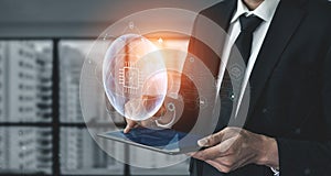 Global Quantum Computing Network for Future Communication Motif