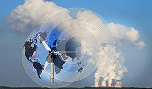 Global Responsibility, Energy Change Fossil - Regenerative photo