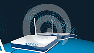 Global Routers Transmitting Loop