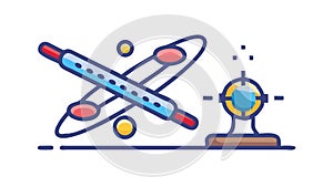 Global Satellite Network Communication Technology, vector design Generative AI