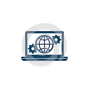 Global settings, network configuration icon