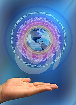 Global technology concept