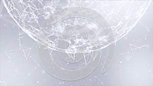 Global telecommunication network, nodes connected
