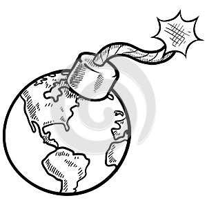 Global time bomb sketch