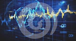 Global trade and finance concept