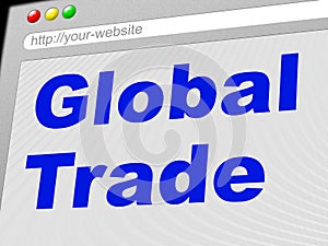 Global Trade Shows Commerce Globalize And E-Commerce photo