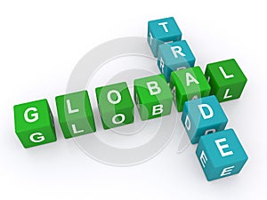 Global trade sign