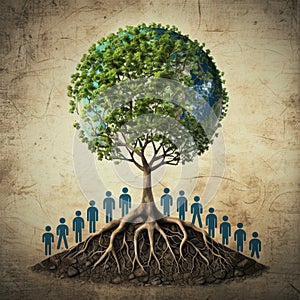 Global Tree of Unity Illustration