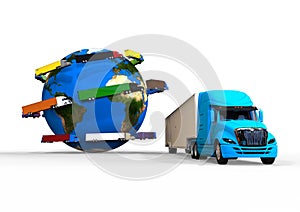 Global Trucking concept