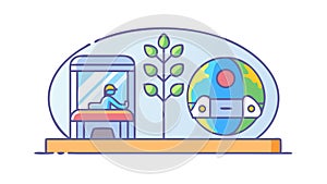 Global Virtual Reality Interconnected Metaverse, vector design Generative AI