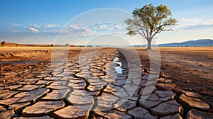 global warming climate change environment drought, ai