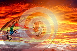 Global warming concept