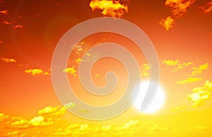 Global warming and heat waves or elevated temperatures