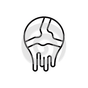 Global Warming Icon - Climate Change Icon