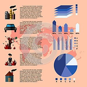 Global Warming Infographics.