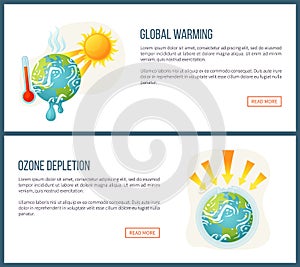 Global Warming and Ozone Depletion Websites Set